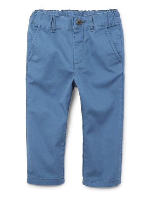 Kids Boy Chino Pants School Uniform Elastic Stretch Khaki Blue Cargo Joggers. 4.4 out of 5 stars 77. $19.99 $ 19. 99. FREE delivery Tue, Feb 27 on $35 of items shipped by Amazon. Or fastest delivery Thu, Feb 22 . Bumeex. Toddler Boy's 2pk Cotton Pull-on Pants 2-9years. 4.5 out of 5 stars 415.